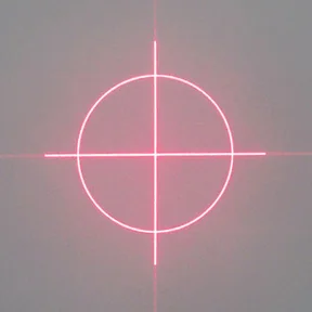 Groenblauwe laserlichtmodule Verschillende lenshoeken Cirkel met draadkruis Rode laser