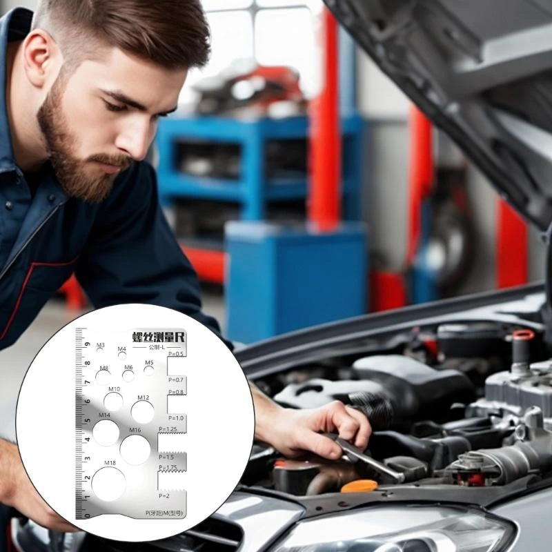 Y1AD High Accuracy Screw Thread Gauges Accessory For Determining Drill Bit Tap Size