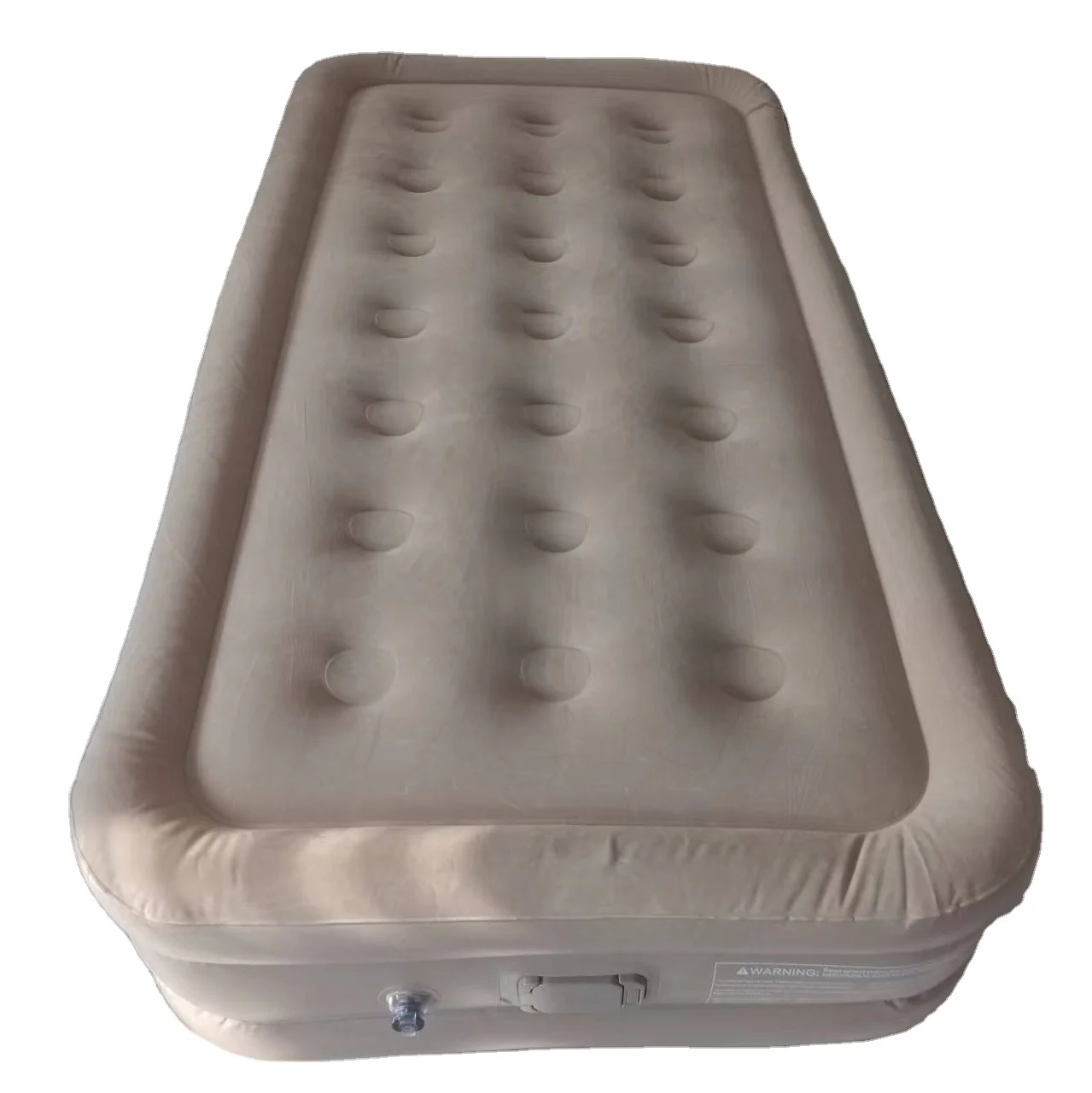 Single Size Auto Inflatable Mattress air Bed with Built in Rechargeable Pump for Traveling and Home
