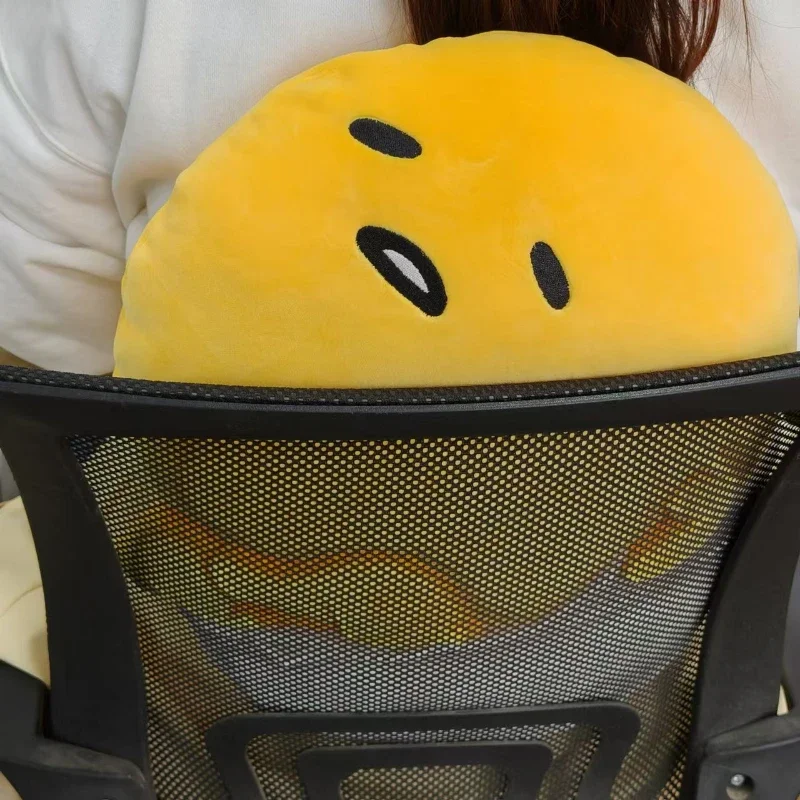 

50cm Lovely Gudetama Soft Stuffed Plush Toy Comfortable Anime Back Cushion Home Decoration Throw Pillow Children Christmas Gift