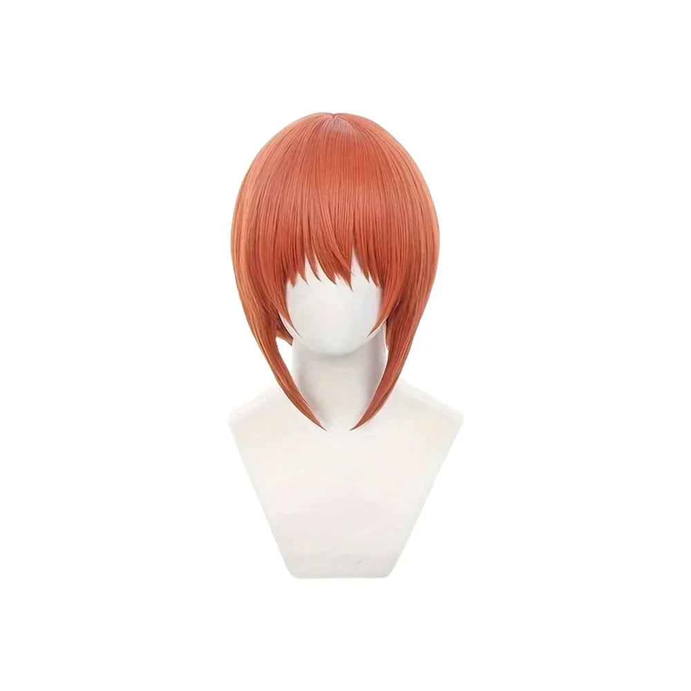 

Anime Gin Tama Cosplay Kagura Wigs Short Orange Heat Resistant Synthetic Hair Party Festival