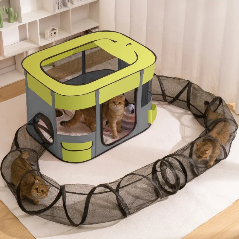 Square cat cage Delivery room Cat nest Maternity nest Closed mosquito-proof tent Breeding maternity box set Maternity cage