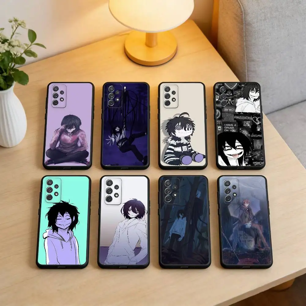 

j-Jeff The k-Killer Go To Sleep Phone Case For Samsung Galaxy A73,A72,A71,A70,A53,A52,A51,Soft Silicone Black Cover