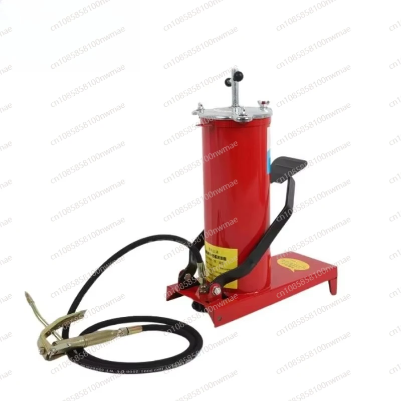 

Portable Foot Grease Pump Lubricating Barrel Pedal Oiler 5/8/10 Liter High Pressure Grease Pump