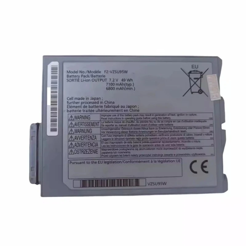 New FZ-VZSU95W 7.2V 49Wh 7100mAh Li-ion Rechargeable Battery for Panasonic Toughpad FZ-M1 FZ-VZSU95J High Quality Laptop Battery