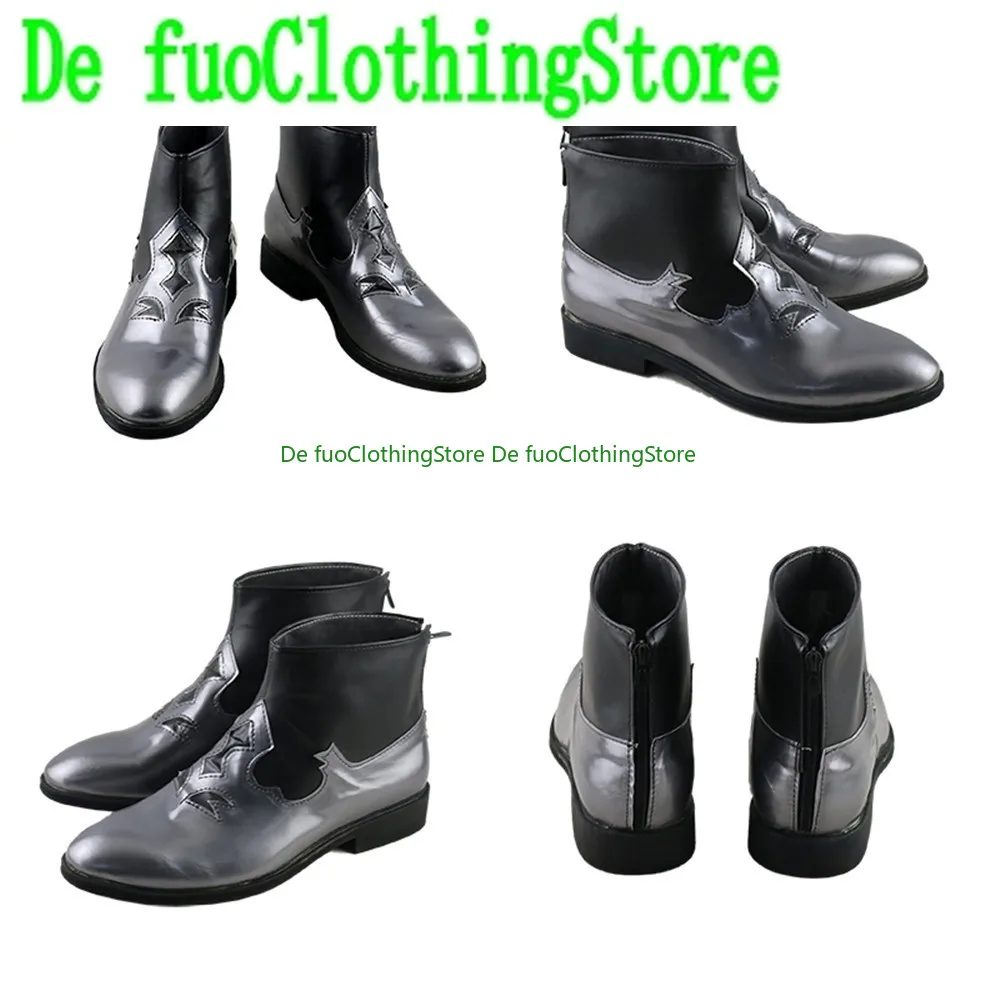 

Defuo Scramble: Phantom Strikers P5S Zenkichi Hasegawa Cosplay Shoes Boots Game Anime Halloween Shoes Store