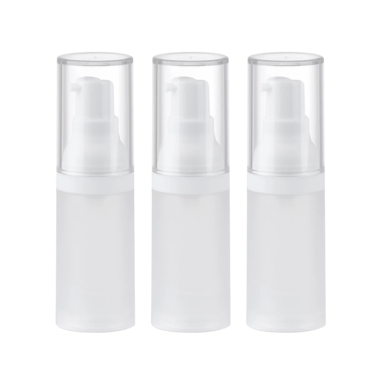 

3pcs Safe Durable Plastic Bottles for Cosmetics Travel Reusable Leakproof Emulsion Lotion Containers Storage Bottle
