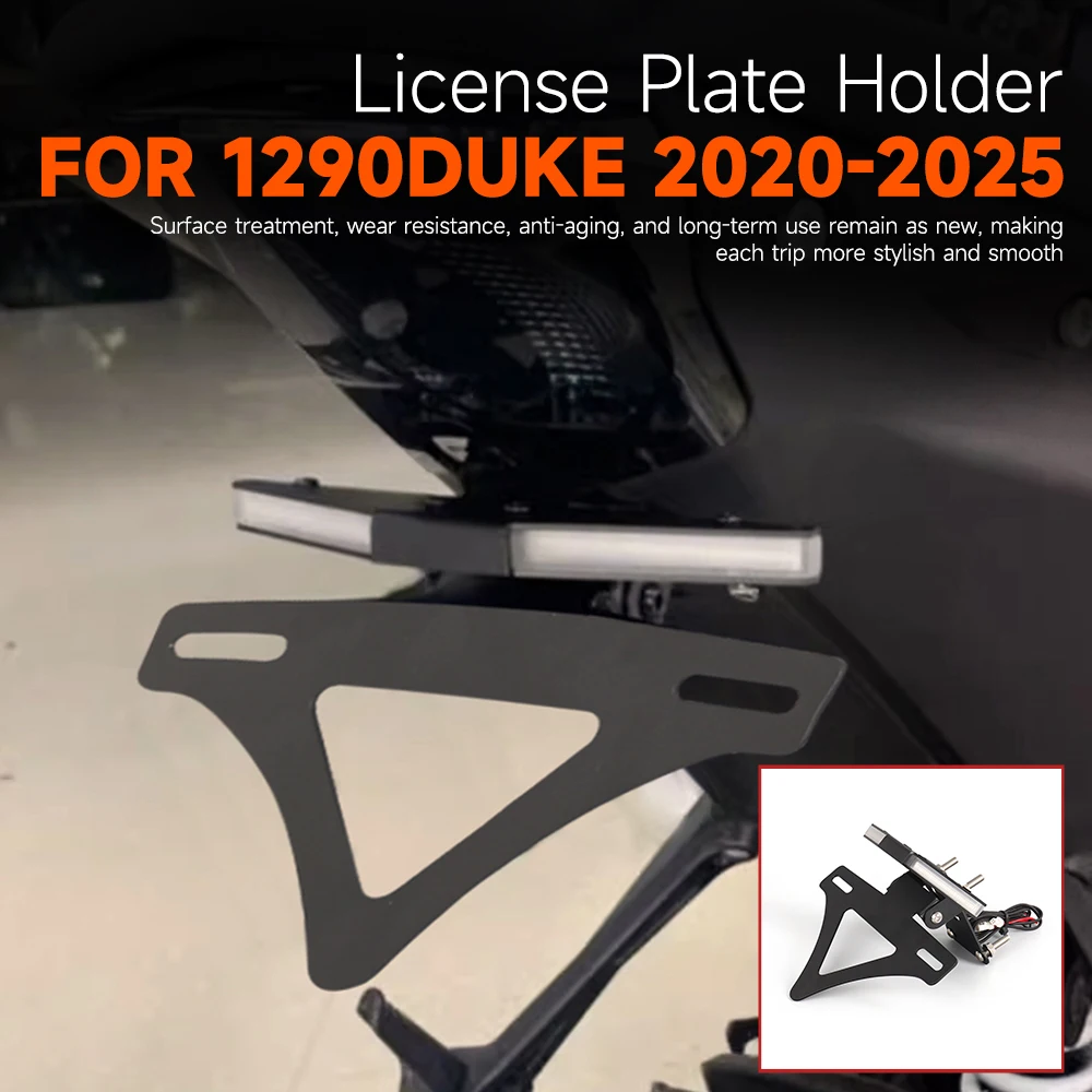 

NEW FOR 1290 DUKE 2023 - Motorcycle CNC Tail Tidy Fender Rear Tail Bracket Integrated Turn Signal License Plate Holder
