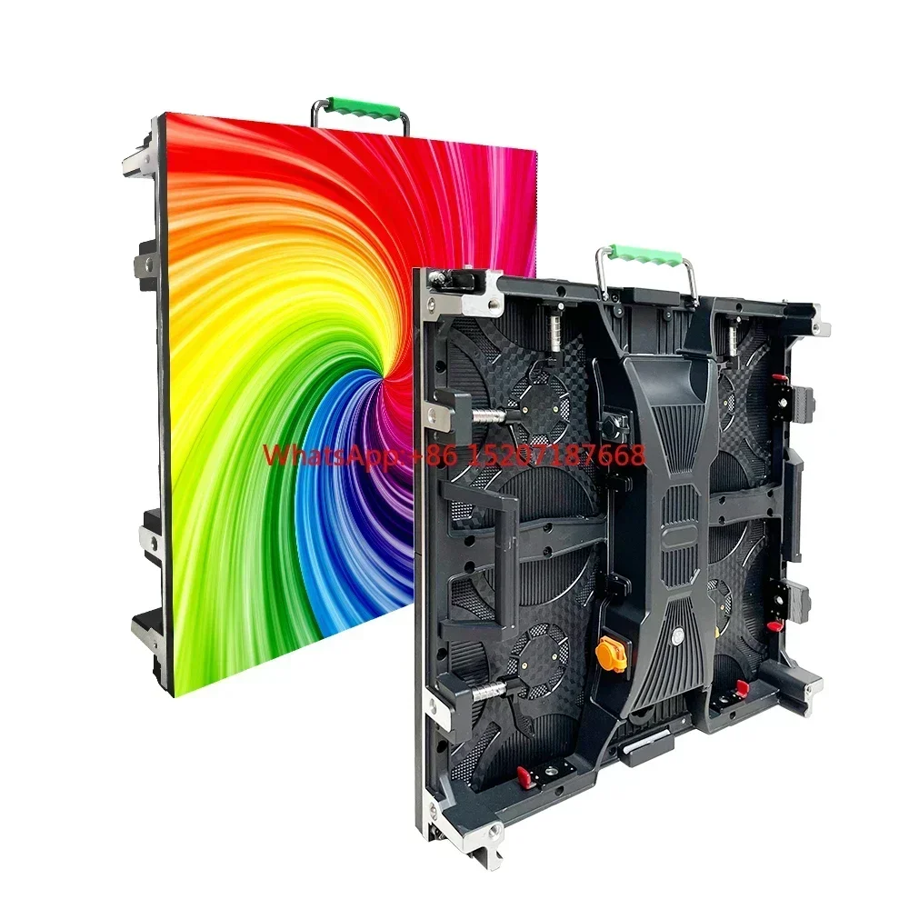 Customized Light Weight Outdoor Rental P4.8 Die Casting P4 Outdoor Ultra Light Rental Stage Elegant Backdrop Led Display