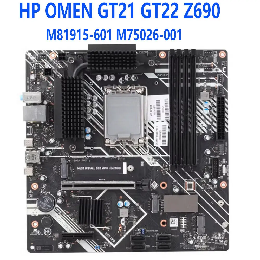 

For HP OMEN GT21 GT22 Desktop Motherboard Z690 LGA1700 M81915-601 M75026-001