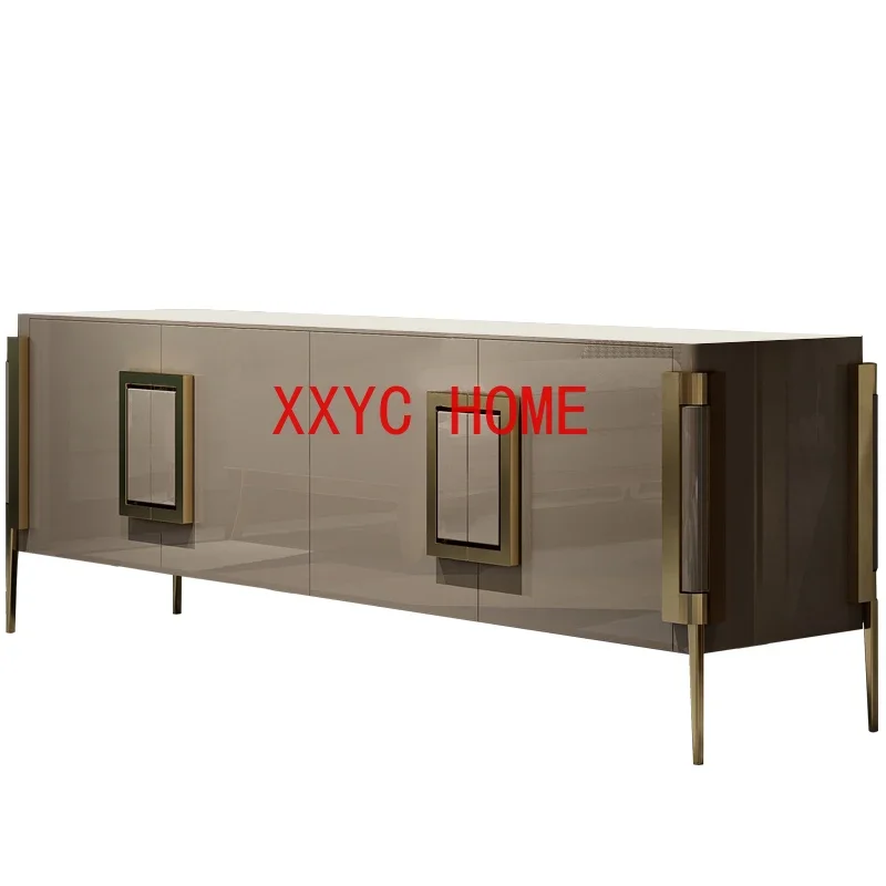 

Light Luxury Living Room Coffee Table Combination American Solid Wood Household