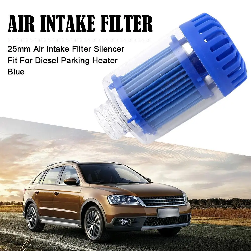 25mm Auto Vrachtwagen Heater Filter Demper Luchtfilter Demper Pijp Air Standkachel Abs Fit Voor Van F9g5