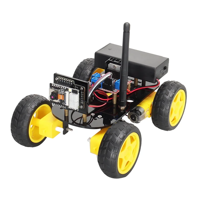 4WD الذكية سيارة روبوت ESP32 كاميرا واي فاي أتمتة عدة لاردوينو برمجة ESP روبوت مع هوائي التعلم الترميز عدة