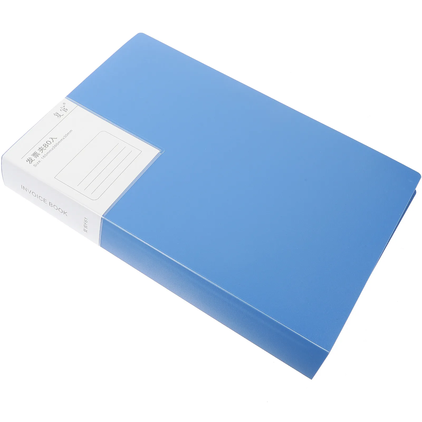 

Plastic Invoice Album Business Checkbook Binder Lightweight Office Bill Organizer Receipt Storage File Container Multi-Function