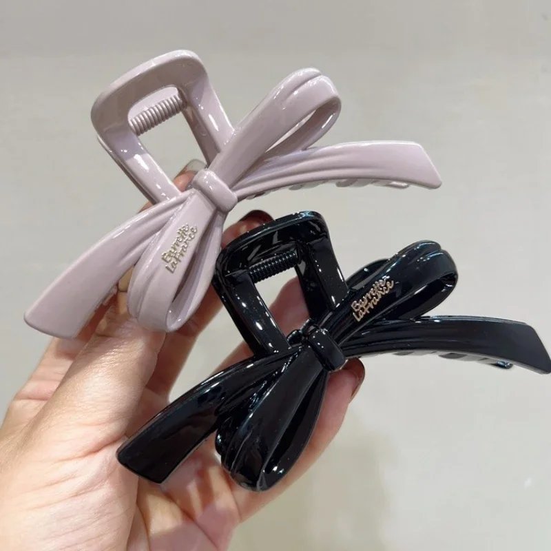 Clip per artigli per capelli con fiocco a farfalla coreano Donna Dolce coda di cavallo alta Mezza legata Clip per capelli con squalo Accessori per capelli alla moda Regali per studenti