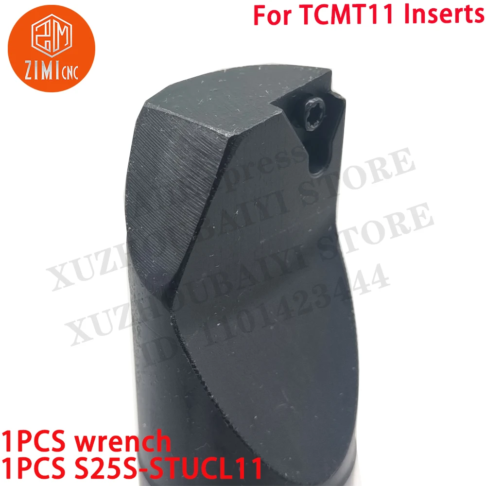 1 PZ S25S-STUCL11 Meccanica CNC portautensili interno al tornio barra noiosa Per inserti TCMT11 S25S-STUCL11 tornio per metalli Strumento per tagliare