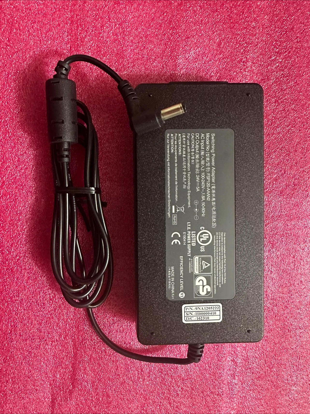 

For FSP 24v5A Power Adapter FSP120-AAAN2 AAAN3