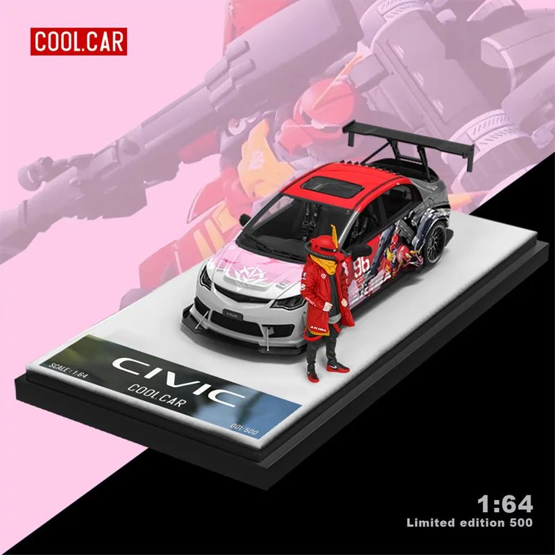 

Литая под давлением модель автомобиля CoolCar TimeMicro 1:64 Type-R FD2 Limited500