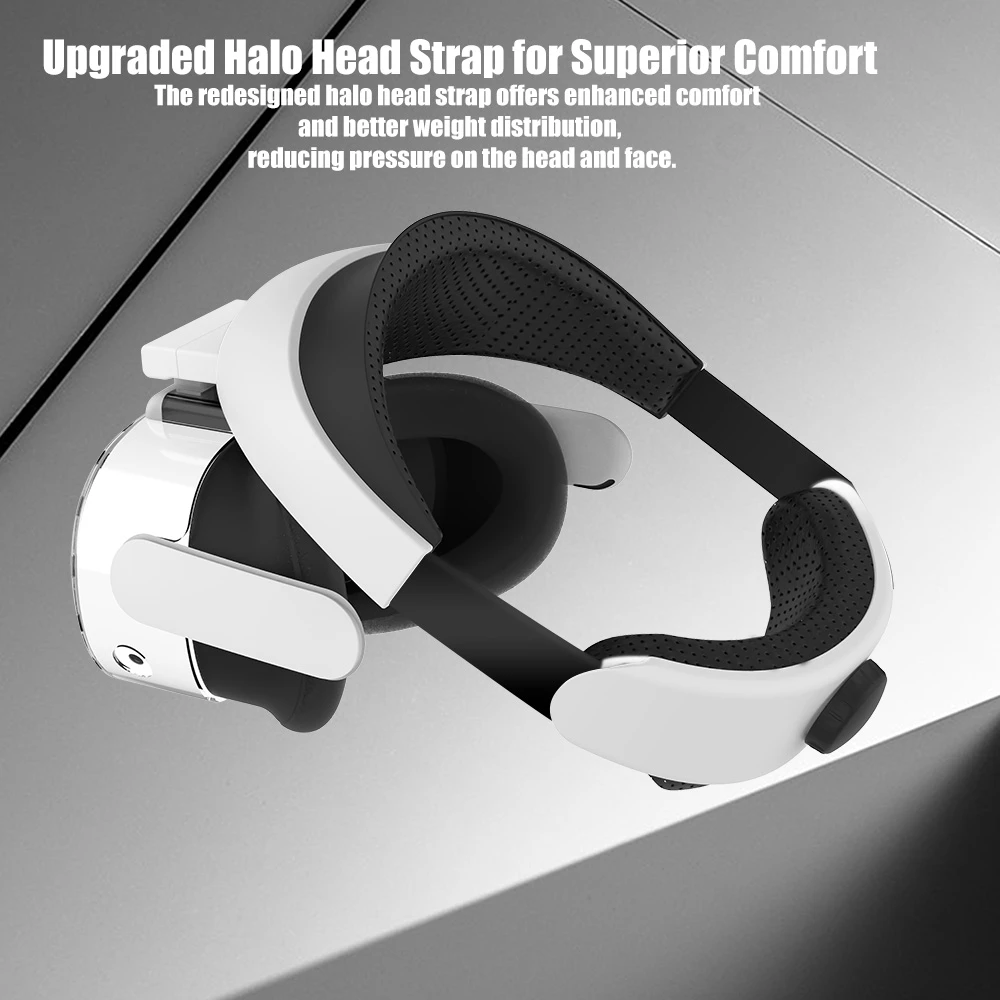 Elite Adjustable Head wear for Meta Quest 3S VR Headset Improve Comfort Adjustable Head Strap Accessories Helmet can be used by