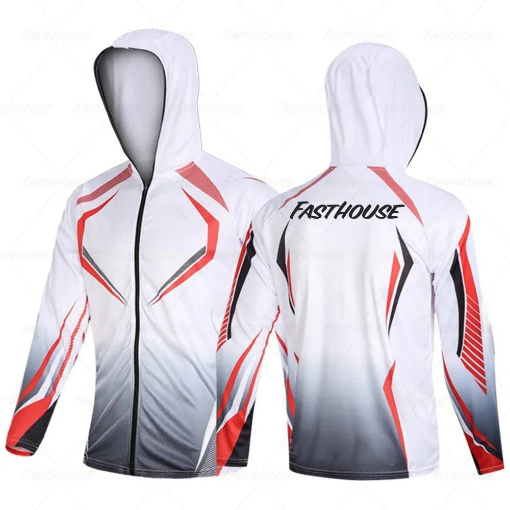 2023 New Fishing Jacket Sports Outdoor Speed Dry Sun Fishing Clothes Breathable Perspiration Anti-mosquito Slim