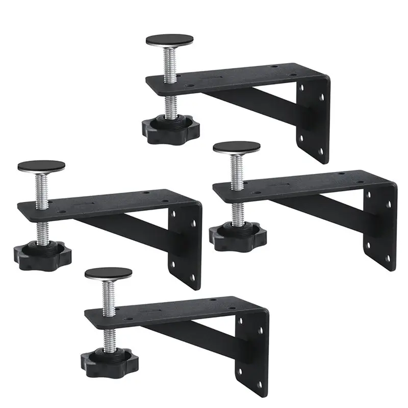 LICE-Kitchen For Narrow Cabinet Undermount Sink Brackets 4 Pcs Support Effectively Shares Sink Weight