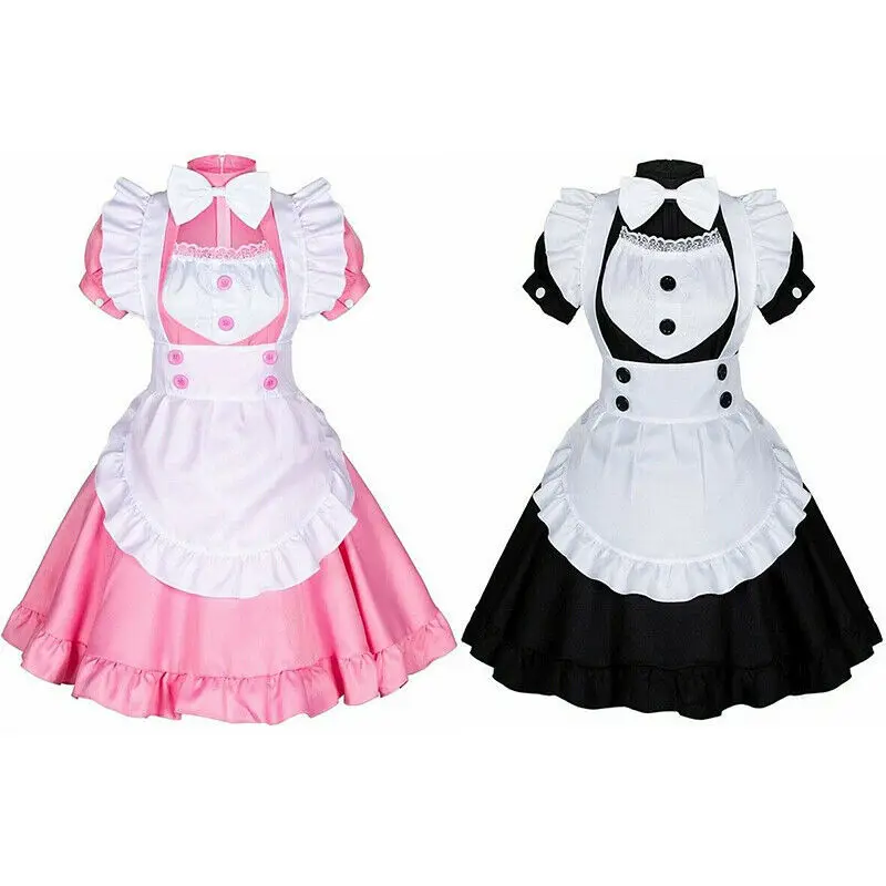 

Sweet And Cute Anime Lolita Maid Dress For Girls Female Waitress Uniform Cosplay Costume