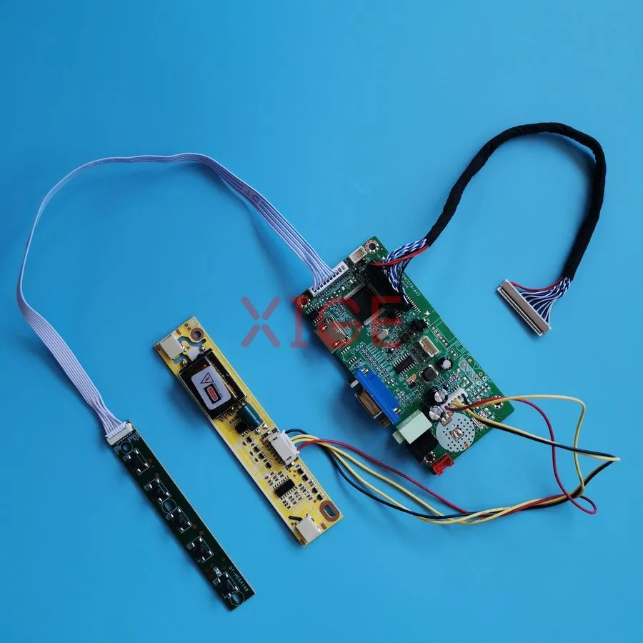 

Display Controller Board Fit LTN160HT03 LQ164M1LA4AB LQ164M1LA4A LTN184HT01 1920x1080 VGA+HDMI 30 Pin LVDS 2-CCFL 1920*1080 Kit