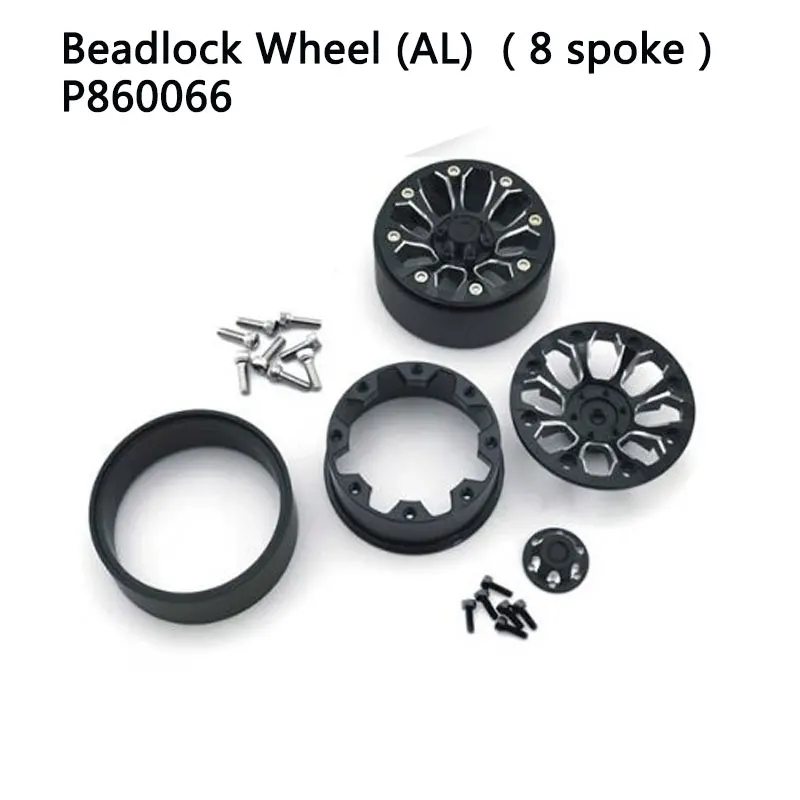 Spare Parts Beadlock Wheel P860065(6 spoke)/P860066(8 spoke) FOR RGT EX86130 Pro Runner New 1/10 Electric Remote Control Crawler