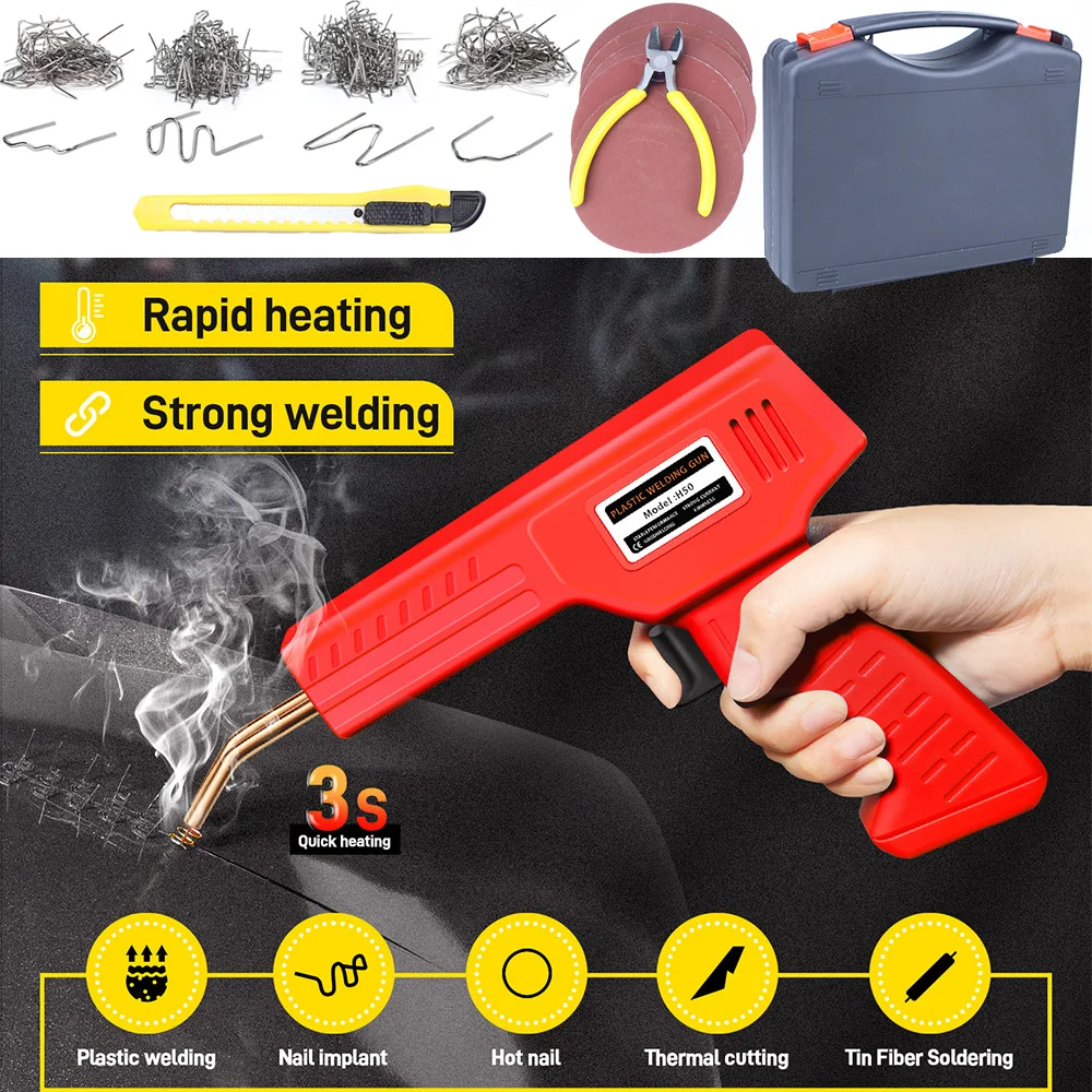

Plastic Welder Hot Staples Kit for Car Bumper Plastic Welding, Plastic Gas Tank Repair, a Great Automotive Tools for Mechanics