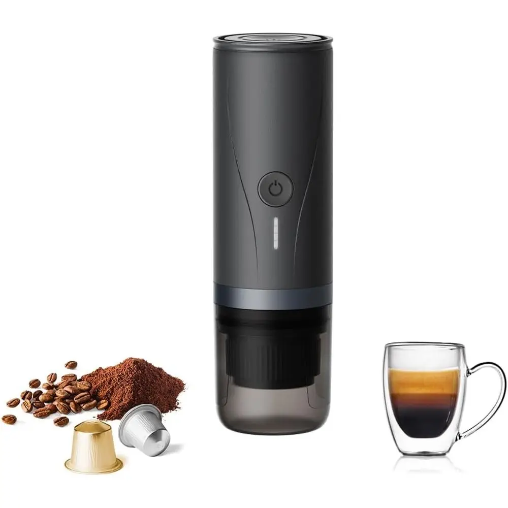 

Портативная машина, электрическая мини-кофеварка Sel-Heating hine, жаровня до 20 бар, совместимая с сетками NS и ine Grind, кавоварка или на открытом воздухе