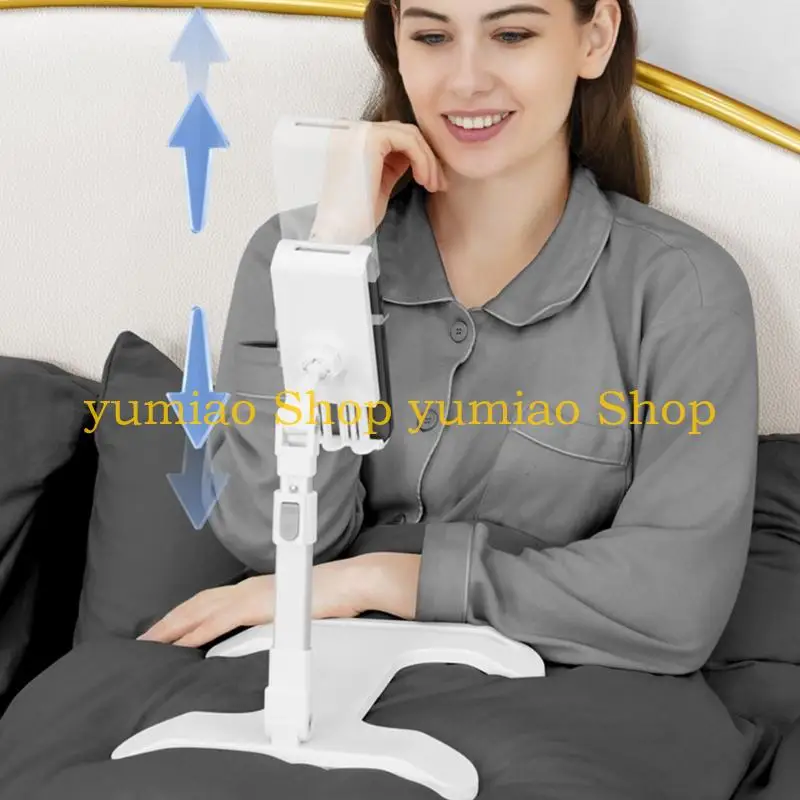 

587B Sturdy ABS Material Phone Holder Stable on Bed Sofa Lap Use For 4 to 12 Inch Tablets