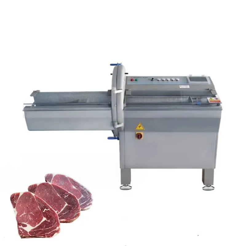 Fully Automatic Cheese, Bacon, Steak, And Beef Slicer Industrial Frozen Meat Slicing Equipment 1mm Imported Parts