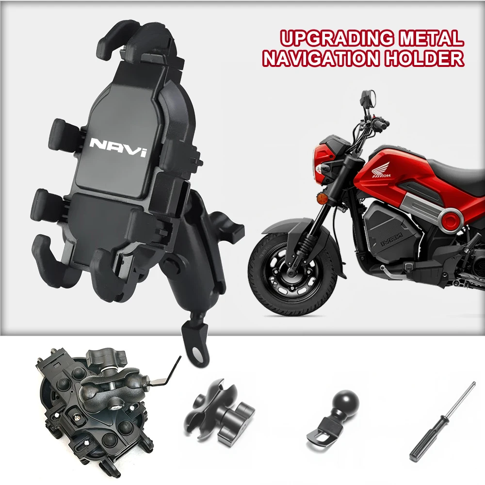 Upgrade Phone Holder Motorcycle 360° Adjustable Stand Shockproof For HONDA DREAMWING Navi 110 Navi110 Navi 110