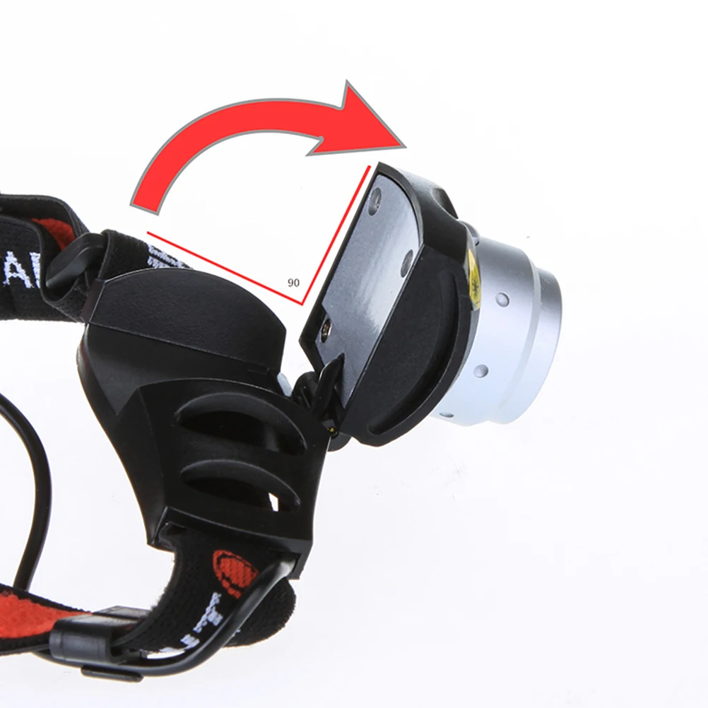 

LED Headlamp Adjustable 500 Lumens Headlight with 2 Lighting Modes for Running Hiking Camping Reading Fishing Hunti