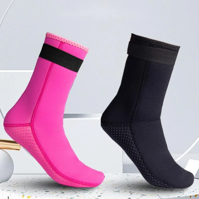 3mm/5mm Neoprene Socks Wetsuit Shoes Non-slip Surf Swimming Fins Socks Elasticity Beach Boots Warm Socks For Snorkeling Diving