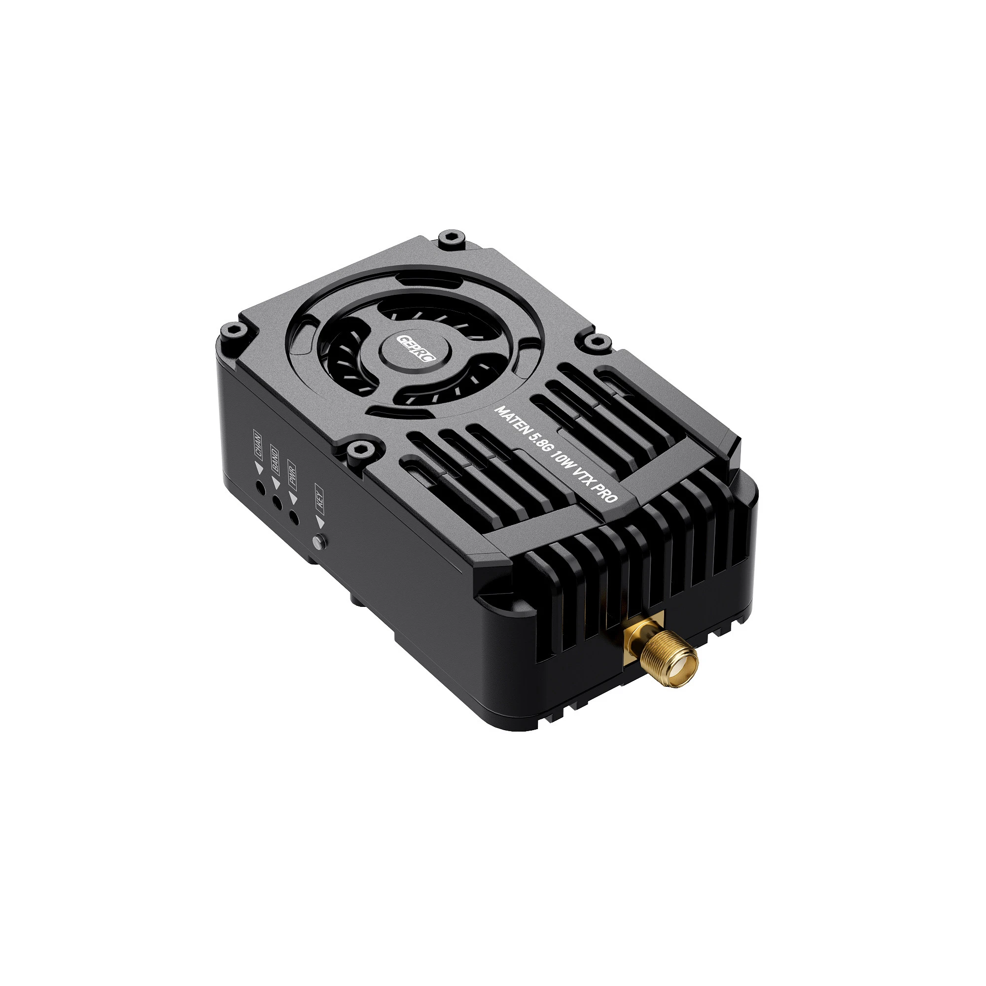 GEPRC MATEN 5.8G 10W 10000mW VTX Pro Aluminum Heatsink 7-36V MMCX For Long Range FPV Racing Drone