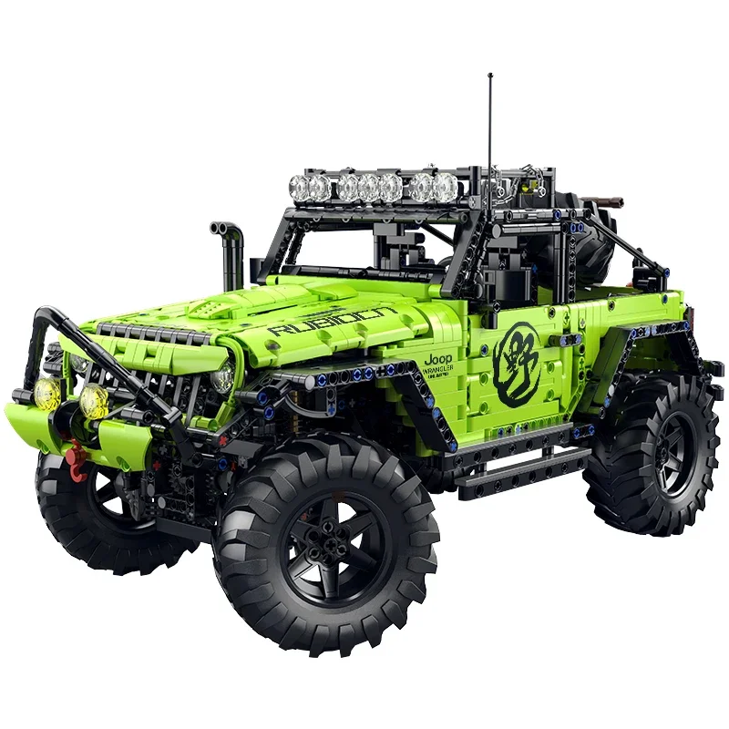 TOYLYNX DIY Moc Terreinwagen Bouwstenen 1:8 Racewagen Model Speelgoed Gift Kinderen Volwassen Verjaardag Kerstcadeaus Set