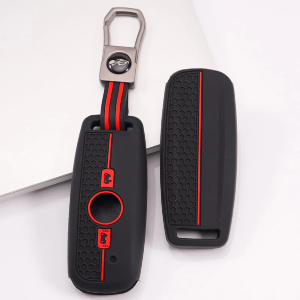 Key Case Cover Keychain For Honda GL1800 Gold Wing Goldwing F6B Gold Wing Tour DCT Shock Absorbing Reliable Protection Flexible