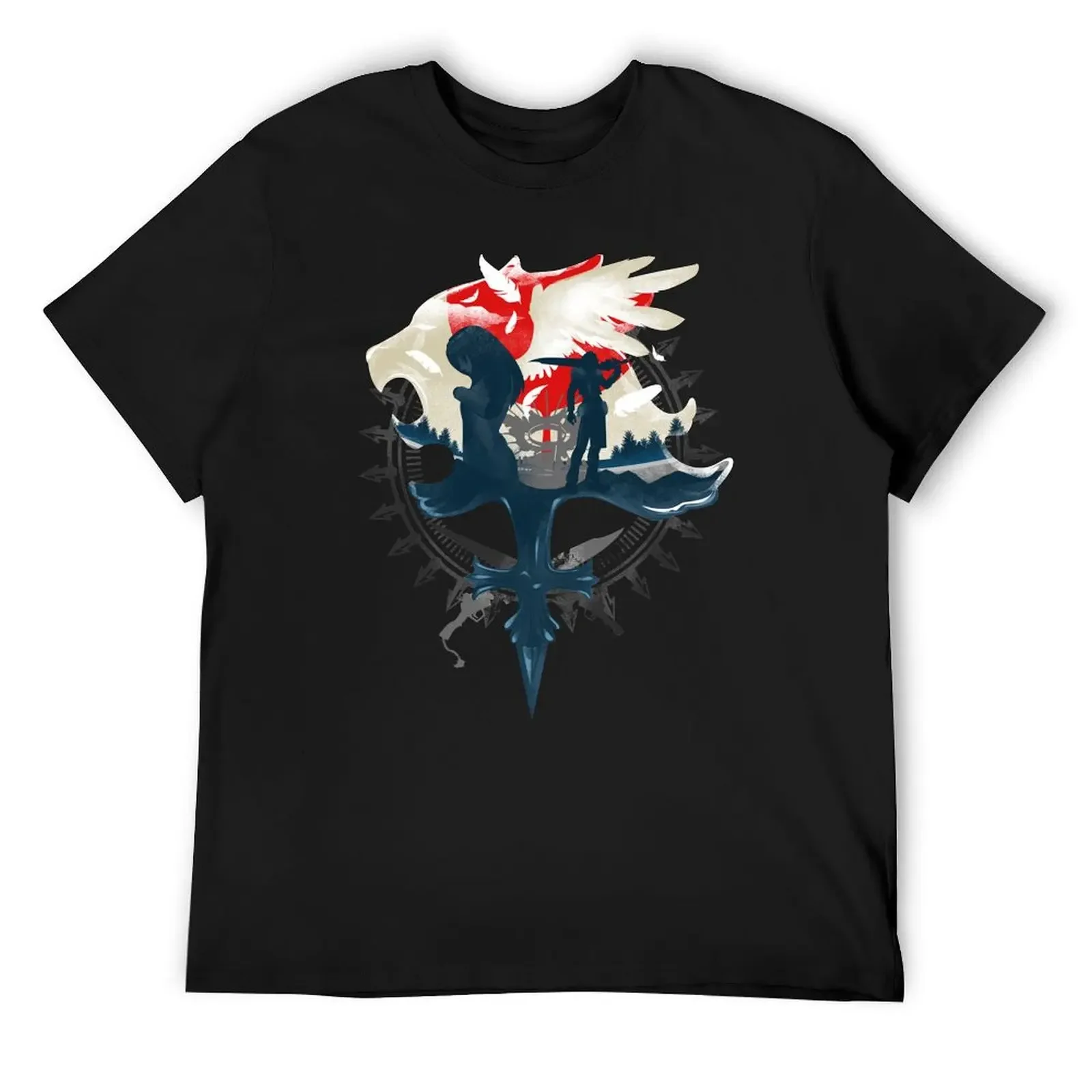 

Angels and Gunblades T-Shirt animal prinfor boys plain shirts graphic tee mens graphic t-shirts