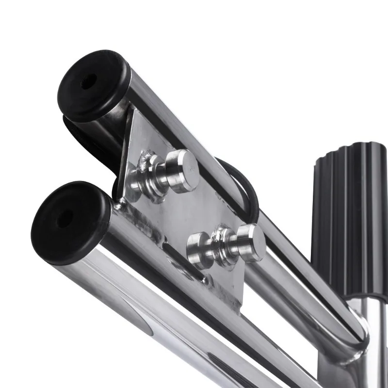 Stainless steel yacht speedboat telescopic ladder, marine concealed folding water ladder, marine hardware accessories