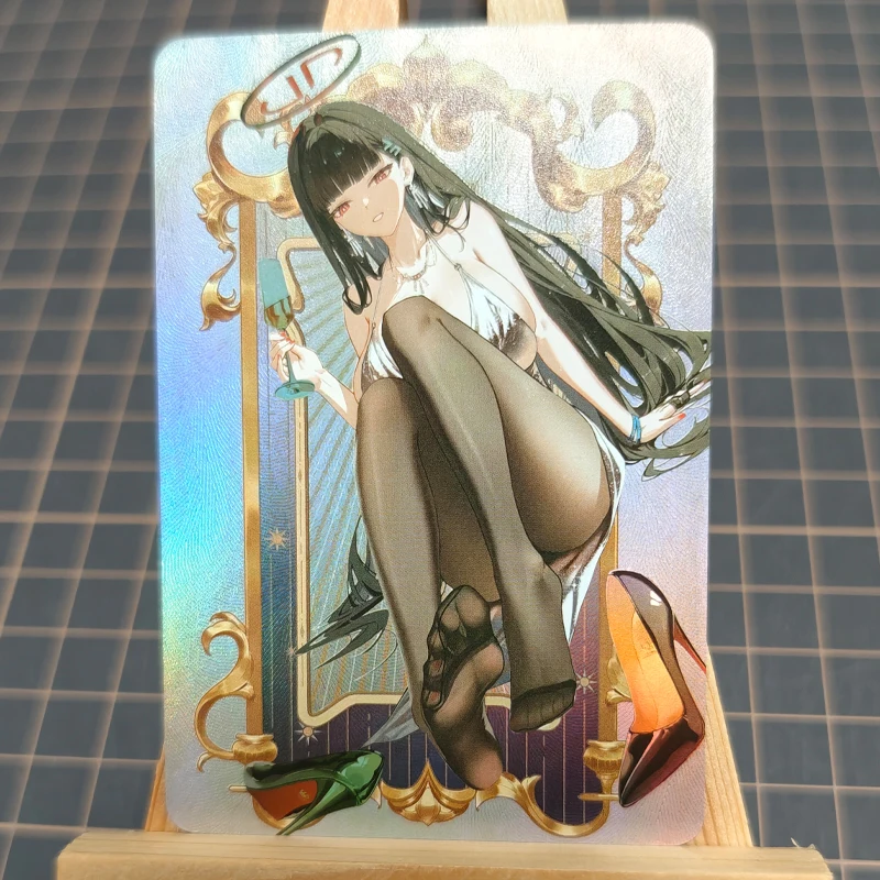 

Синий архив Tsukatsuki Rio ACG Diy Self Control Collect Signature Trading флэш-карта аниме мультфильм подарок