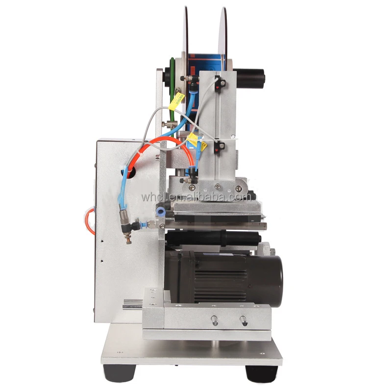 Semi-automatic Square Bottle Flat Surface Sticker Labeling Machine