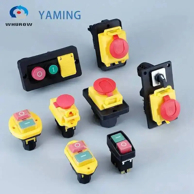 

YCZ Series Electromagnetic Push Button Switch Magnetic Slicer Undervoltage Protection Power Start KLD 220V