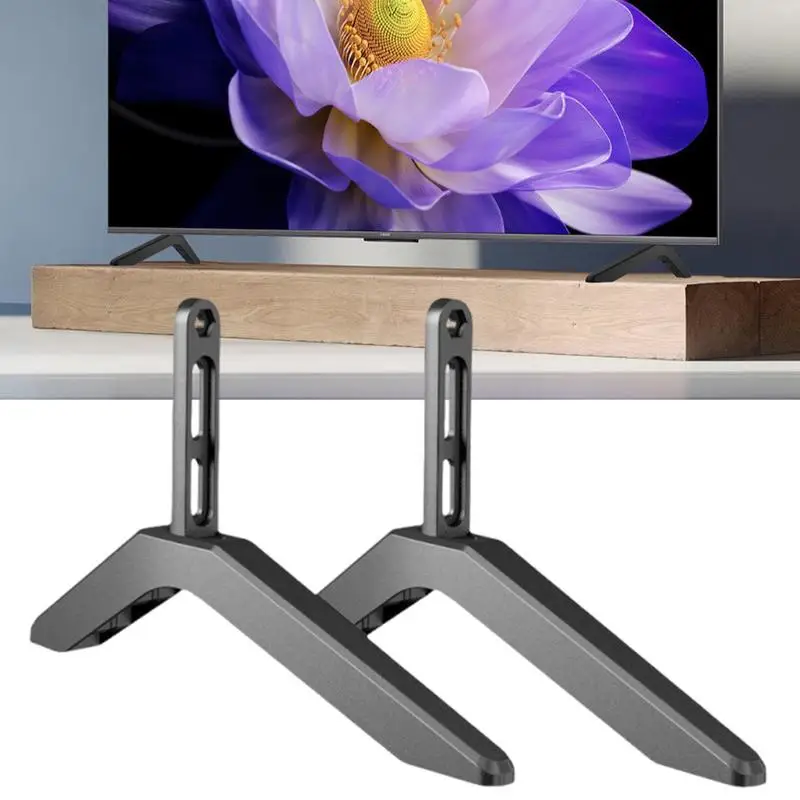 Tabletop Aluminum alloy Universal TV Anti-slip Base For 32 To 65 Inch TVs Stand Shockproof Heightening Stand Home Accessories