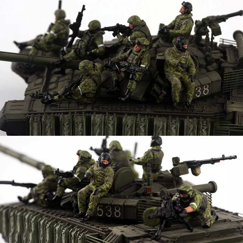 

1:72 Scale Resin Russian Armored Vehicle Personnel 8-person Scene Accessory Model Adult Toy Classic Gift Souvenir Static Display