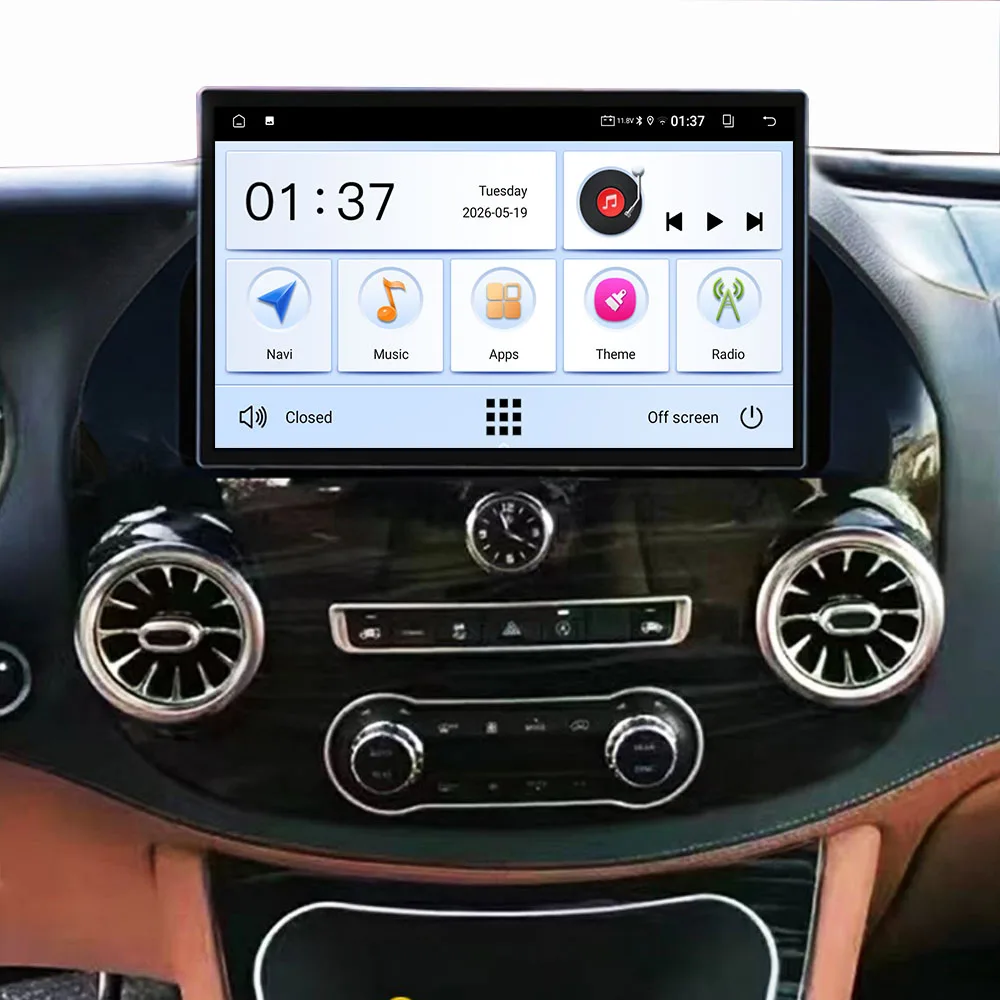 13.1 inch wireless carplay android screen for Benz Vito 2016-2021 car radio multimedia player