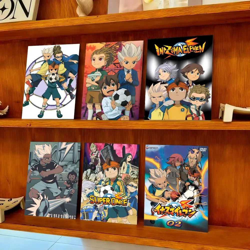 I-Inazuma E-Eleven Poster HD Self-adhesive Waterproof Paper Sticker Suitable For Living Rooms Bedrooms Home Decor