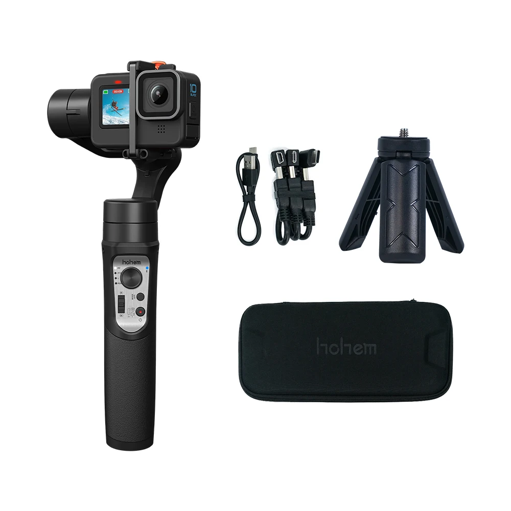 Hohem iSteady Pro 4 Action Camera Gimbal, 3-Axis Handheld Stabilizer for GoPro DJI OSMO Insta360 Action Camera