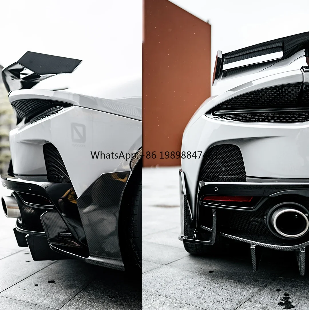 

100% Fitment Shiny Black Dry Carbon Fiber Rear Diffuser Side Panel for Mclaren GT