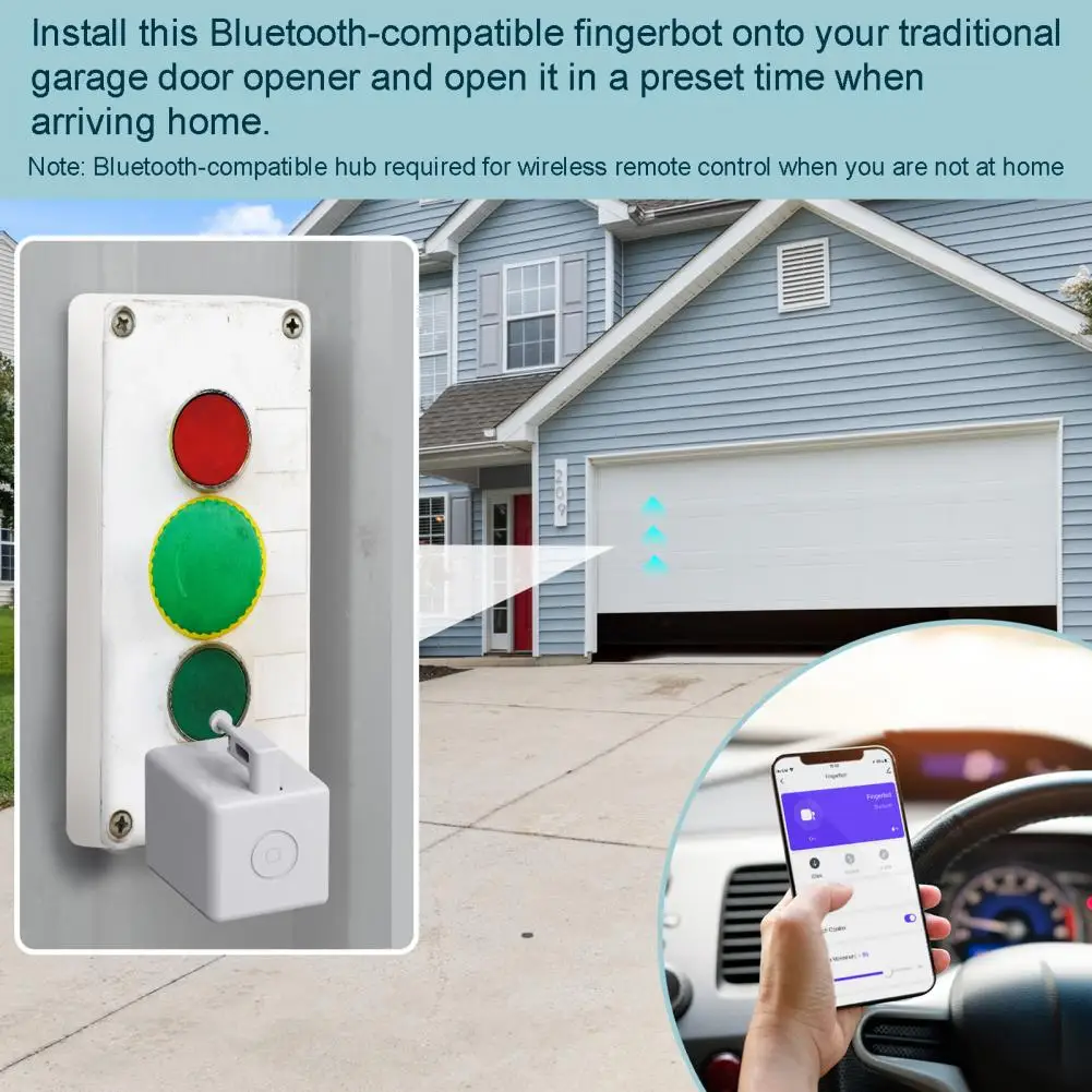 Fingerbot Switch APP Remote Control Voice-Control Scheduled Appointment Bluetooth-compatible Finger Robot For Home